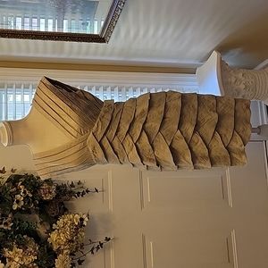 Adrianna Papell champagne taupe layered sleeveless V neck Fully lined 8P…EUC